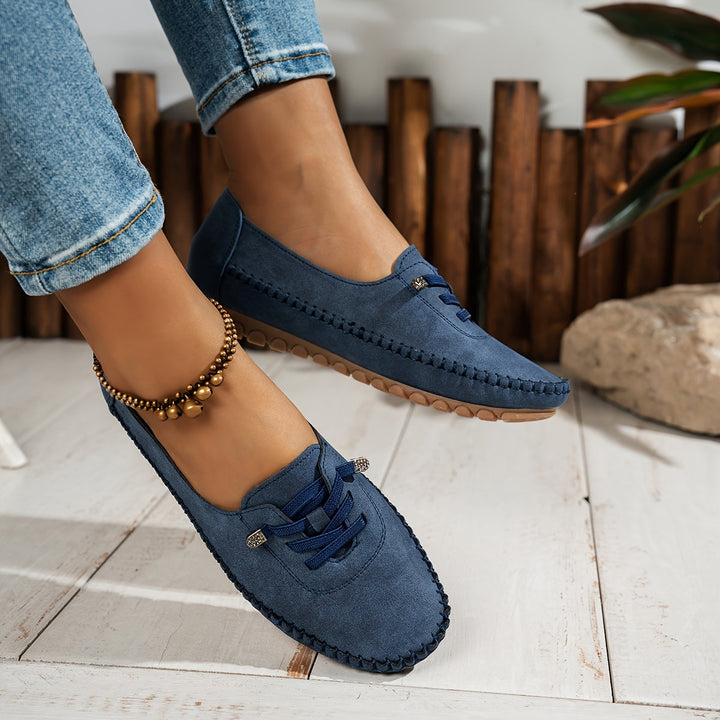 Rosalyn | Soft Lace-Up Casual Loafers