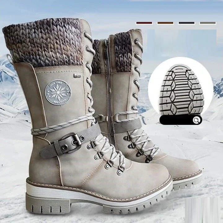 Freyna | Winter Lace-Up Cold-Weather Boots