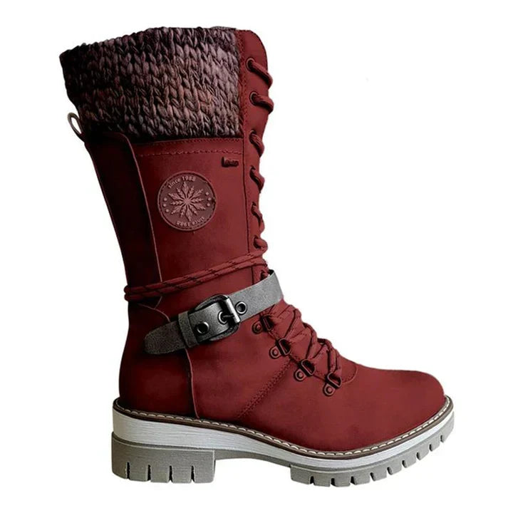 Freyna | Winter Lace-Up Cold-Weather Boots