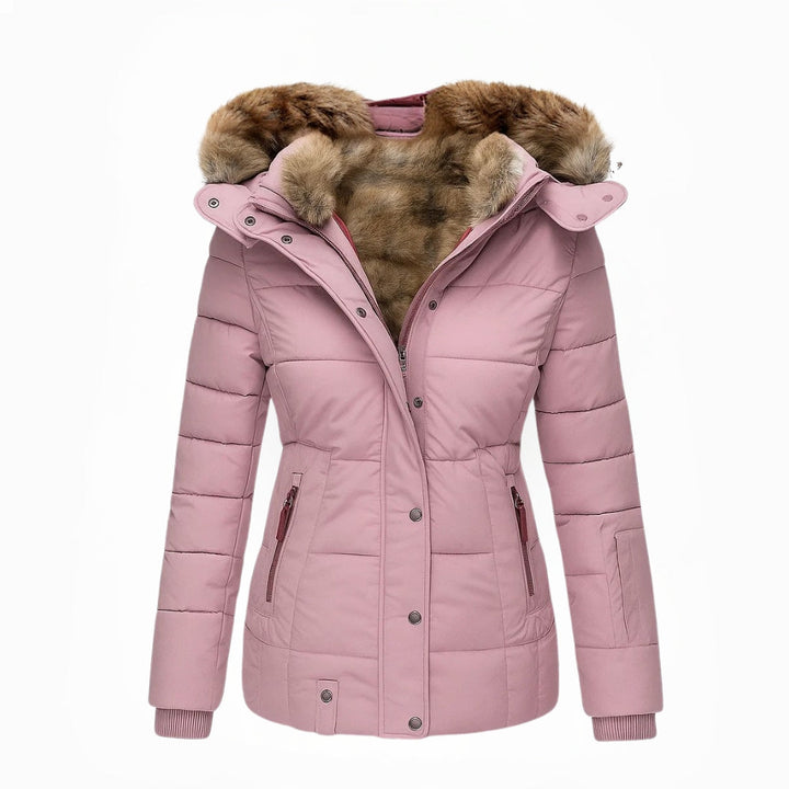 Evelyn | Luxe Fur-Lined Winter Jacket