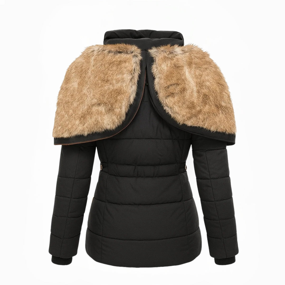 Evelyn | Luxe Fur-Lined Winter Jacket