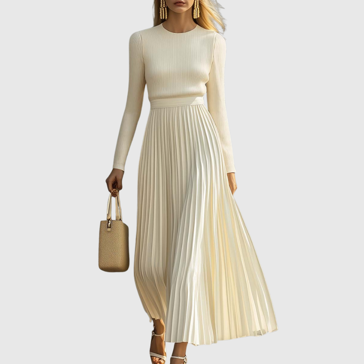 Charlotte | Casual Knitted Satin Dress