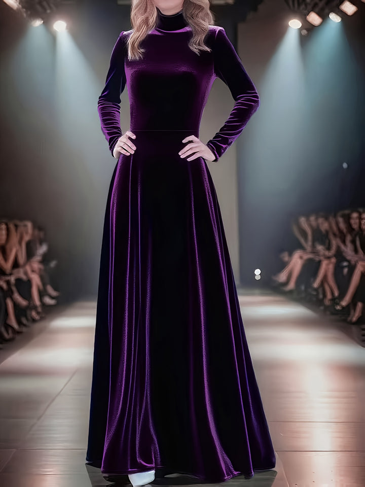 Mabel | Elegant Velvet Evening Gown