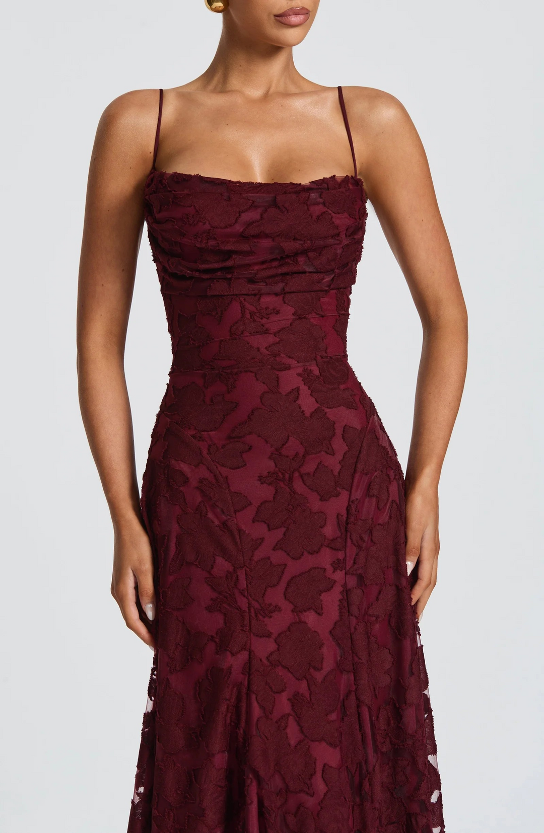 Ravenna | Floral Lace Evening Gown