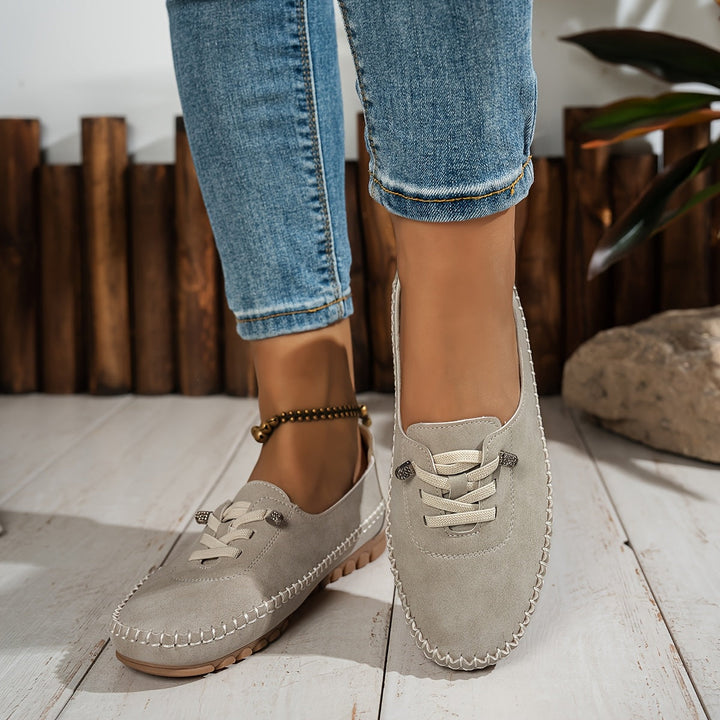 Rosalyn | Soft Lace-Up Casual Loafers