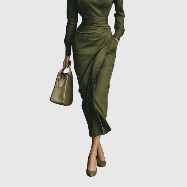 Meliora | Wrap-Style Maxi Dress