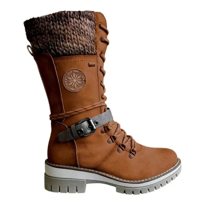 Freyna | Winter Lace-Up Cold-Weather Boots