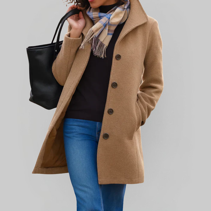 Anwyn | Timeless Everyday Wool-Blend Coat