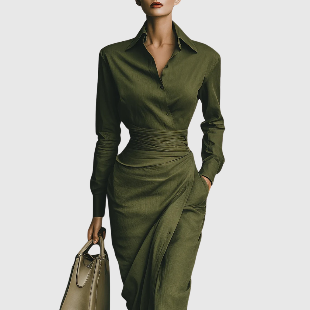 Meliora | Wrap-Style Maxi Dress