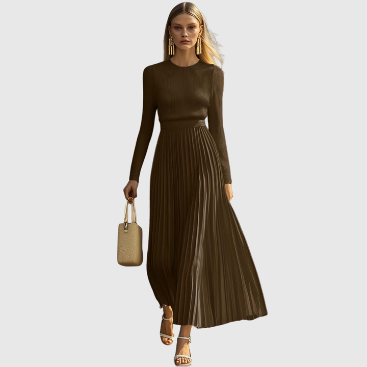 Charlotte | Casual Knitted Satin Dress