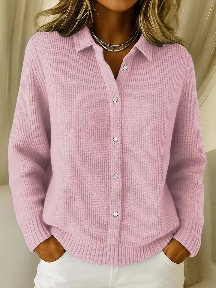 Carys | Soft Button-Up Knit Sweater