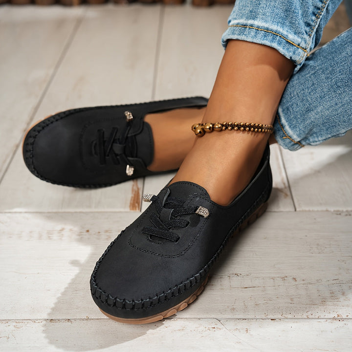 Rosalyn | Soft Lace-Up Casual Loafers