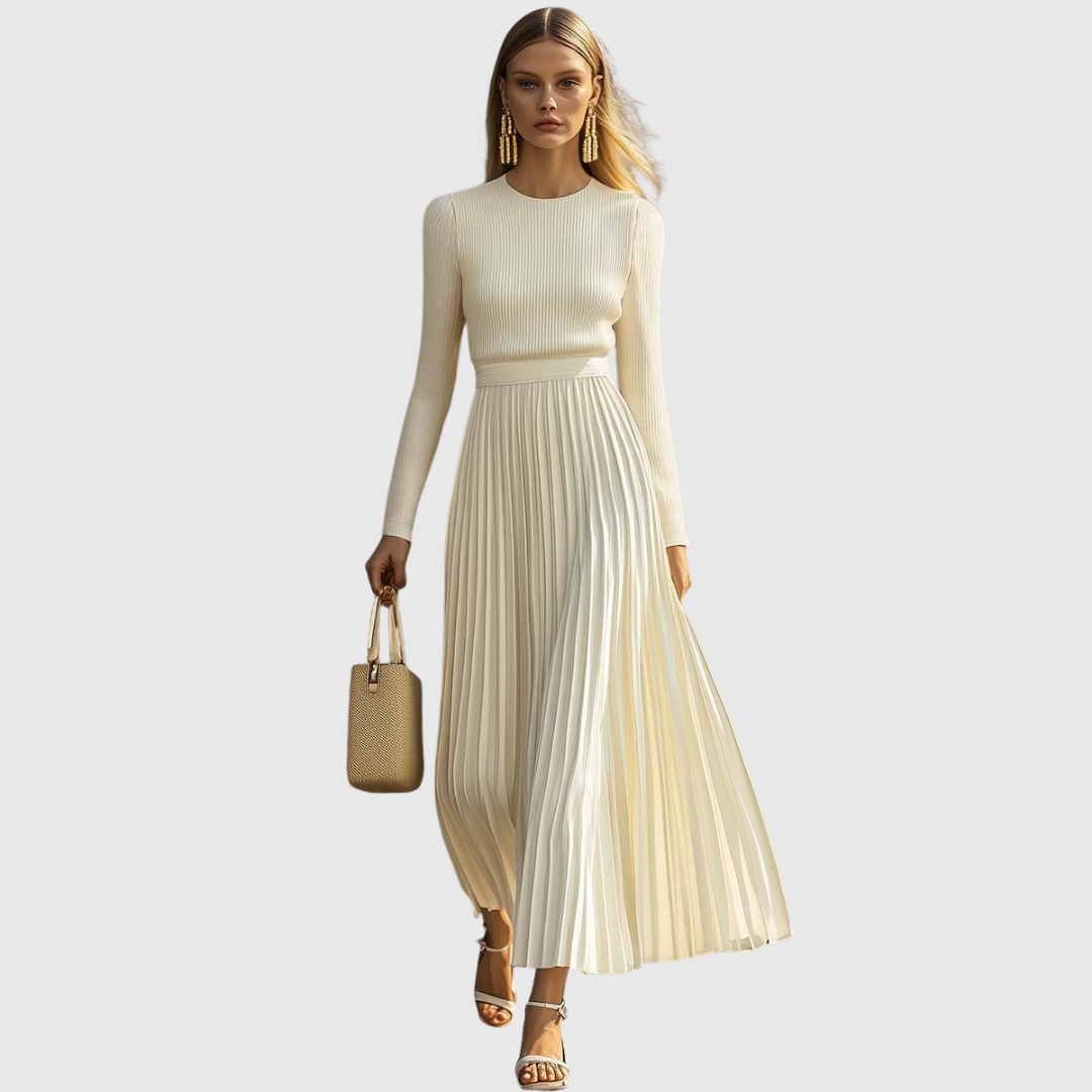 Charlotte | Casual Knitted Satin Dress