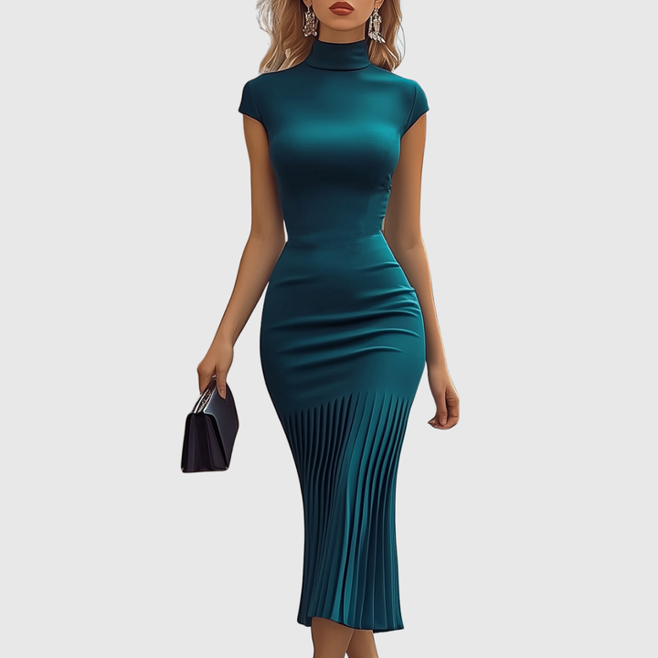 Rosie | Pleated Hem Bodycon Dress
