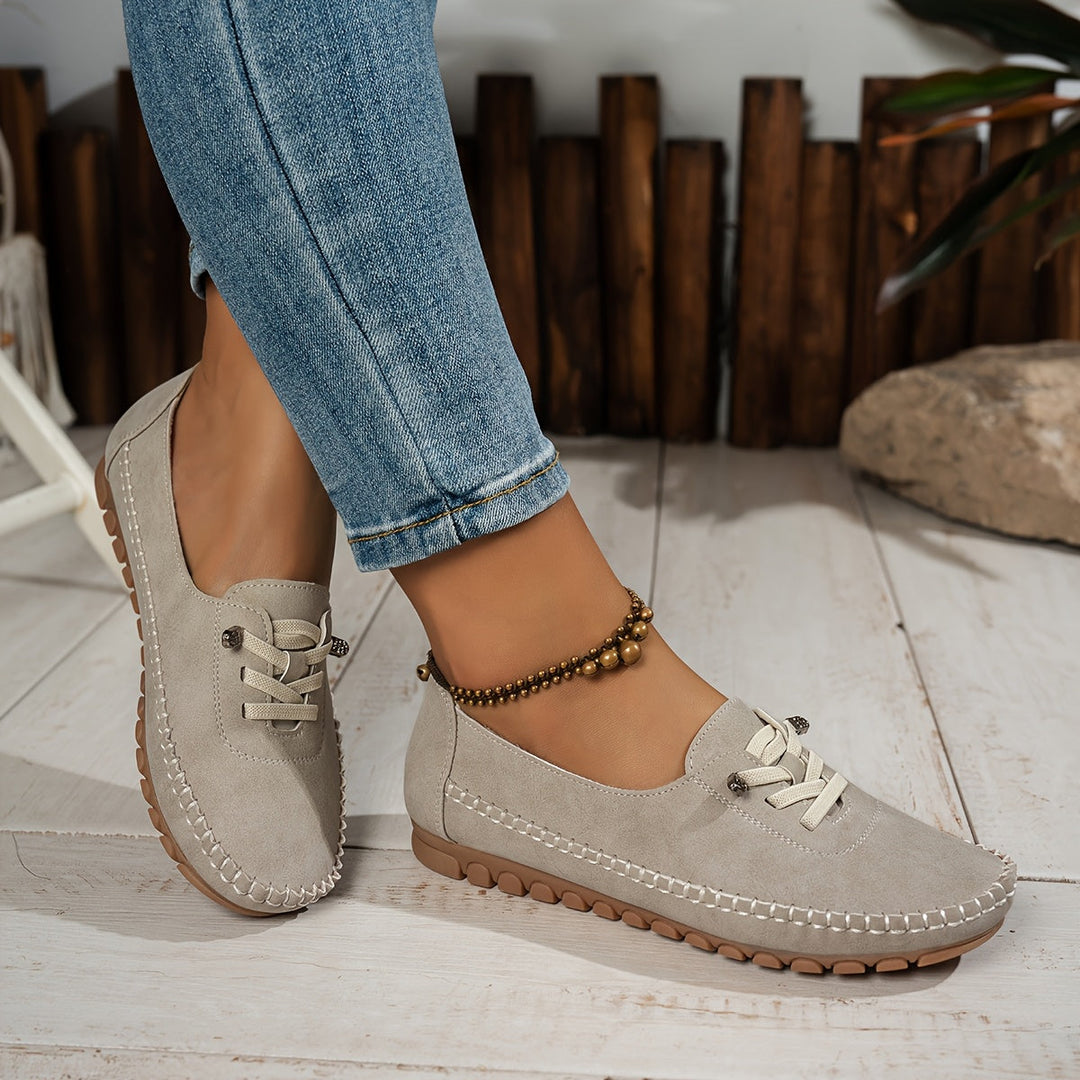 Rosalyn | Soft Lace-Up Casual Loafers