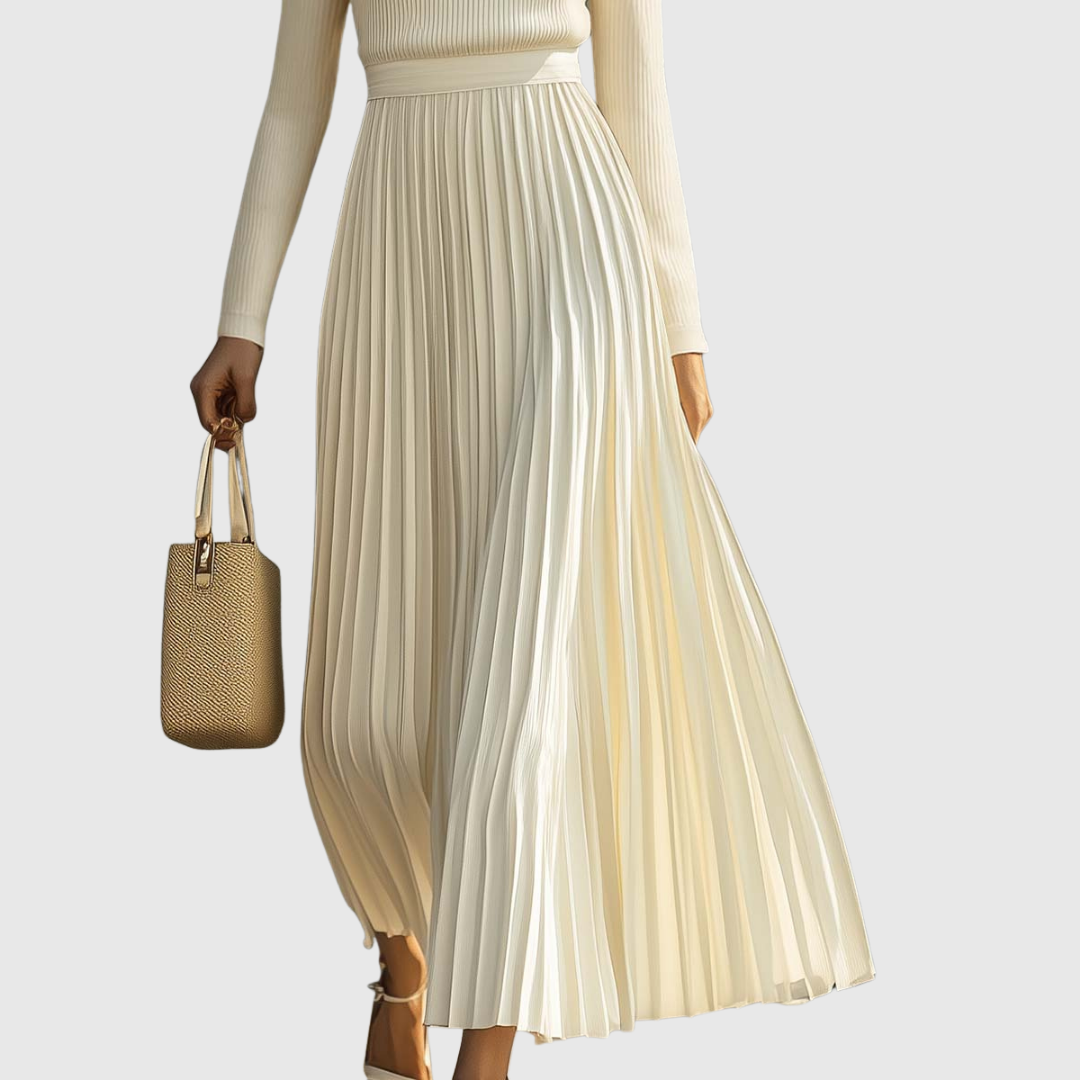 Charlotte | Casual Knitted Satin Dress