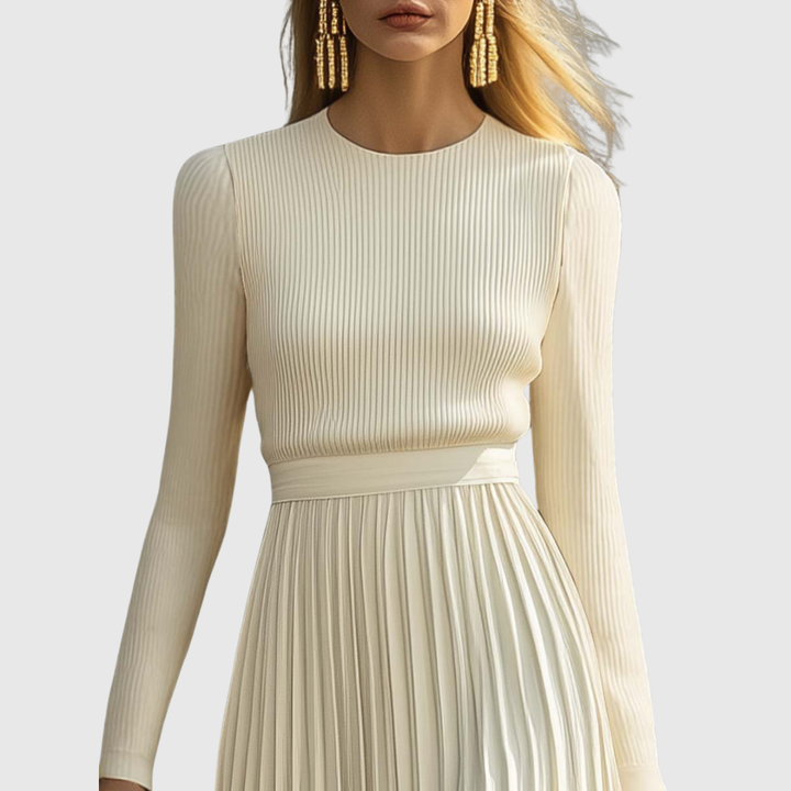 Charlotte | Casual Knitted Satin Dress