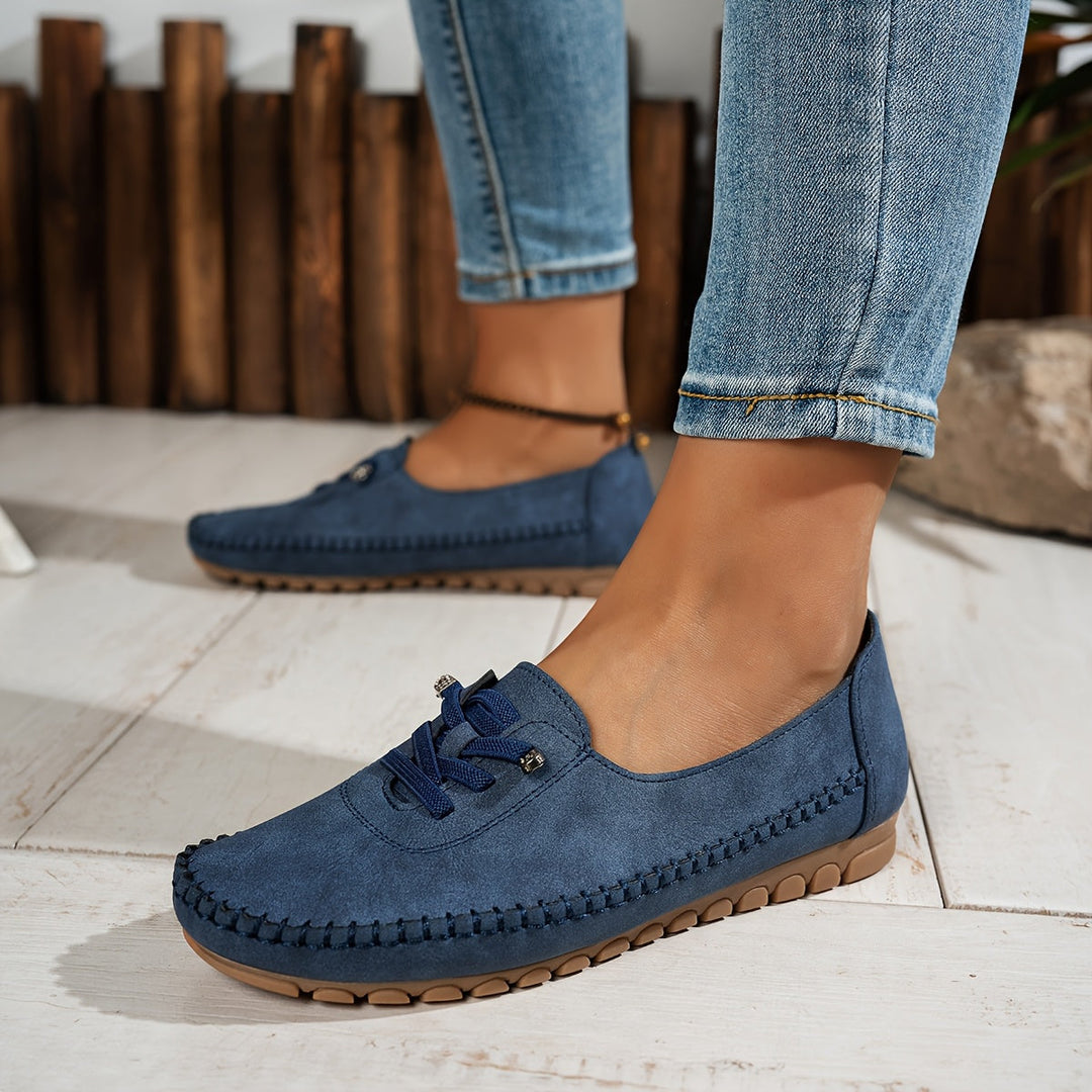 Rosalyn | Soft Lace-Up Casual Loafers