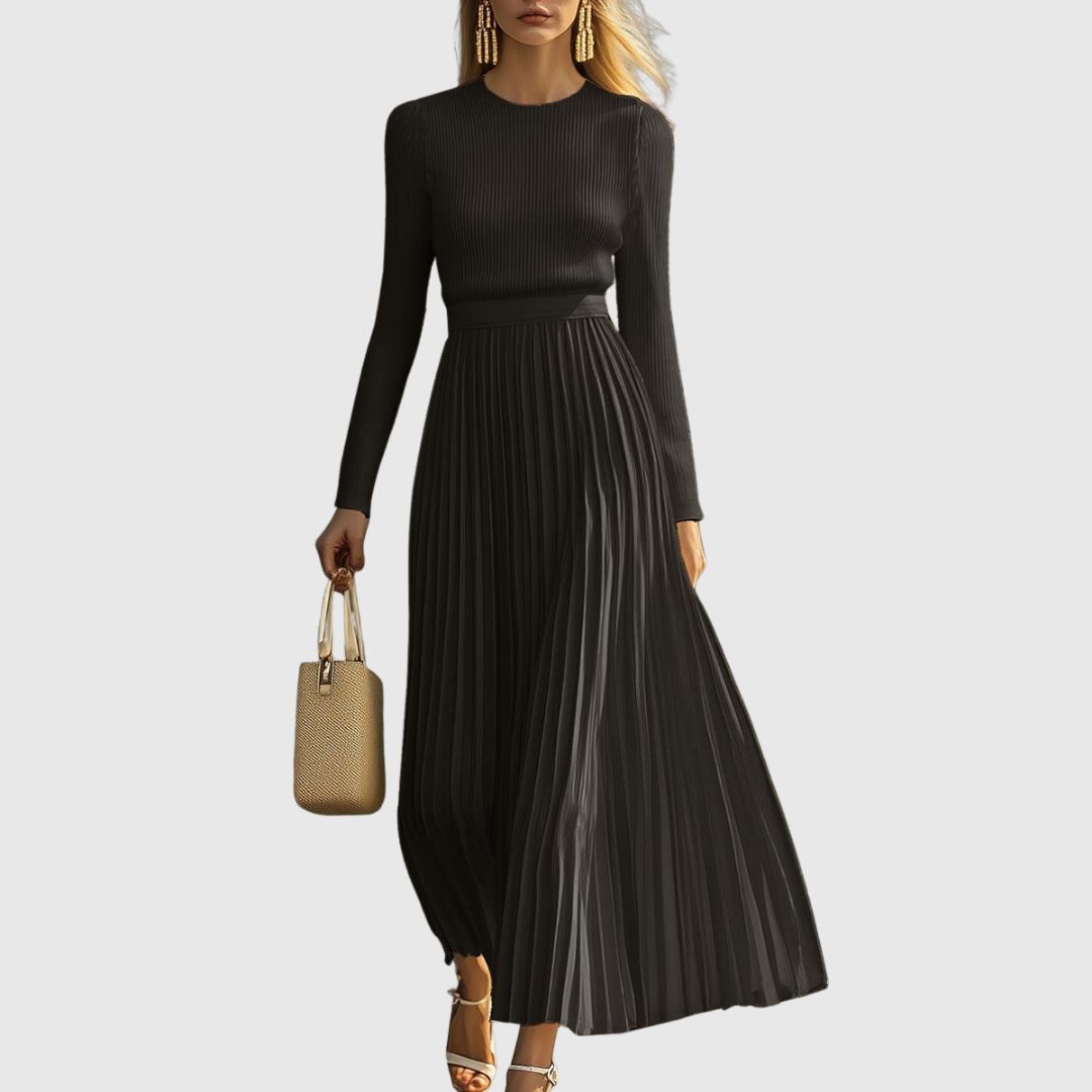 Charlotte | Casual Knitted Satin Dress