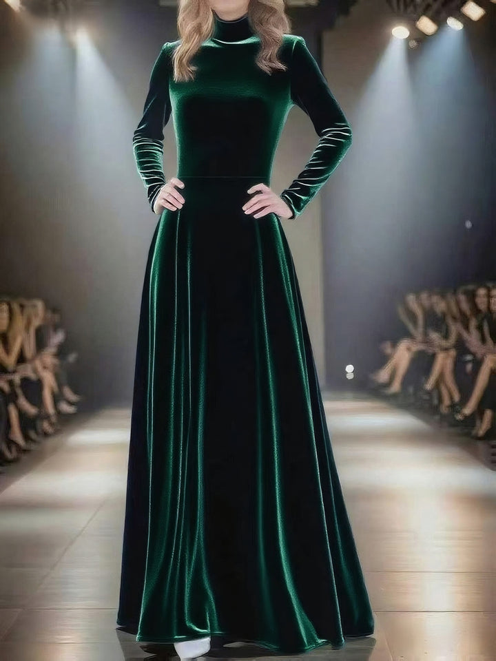 Mabel | Elegant Velvet Evening Gown