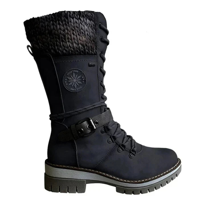Freyna | Winter Lace-Up Cold-Weather Boots