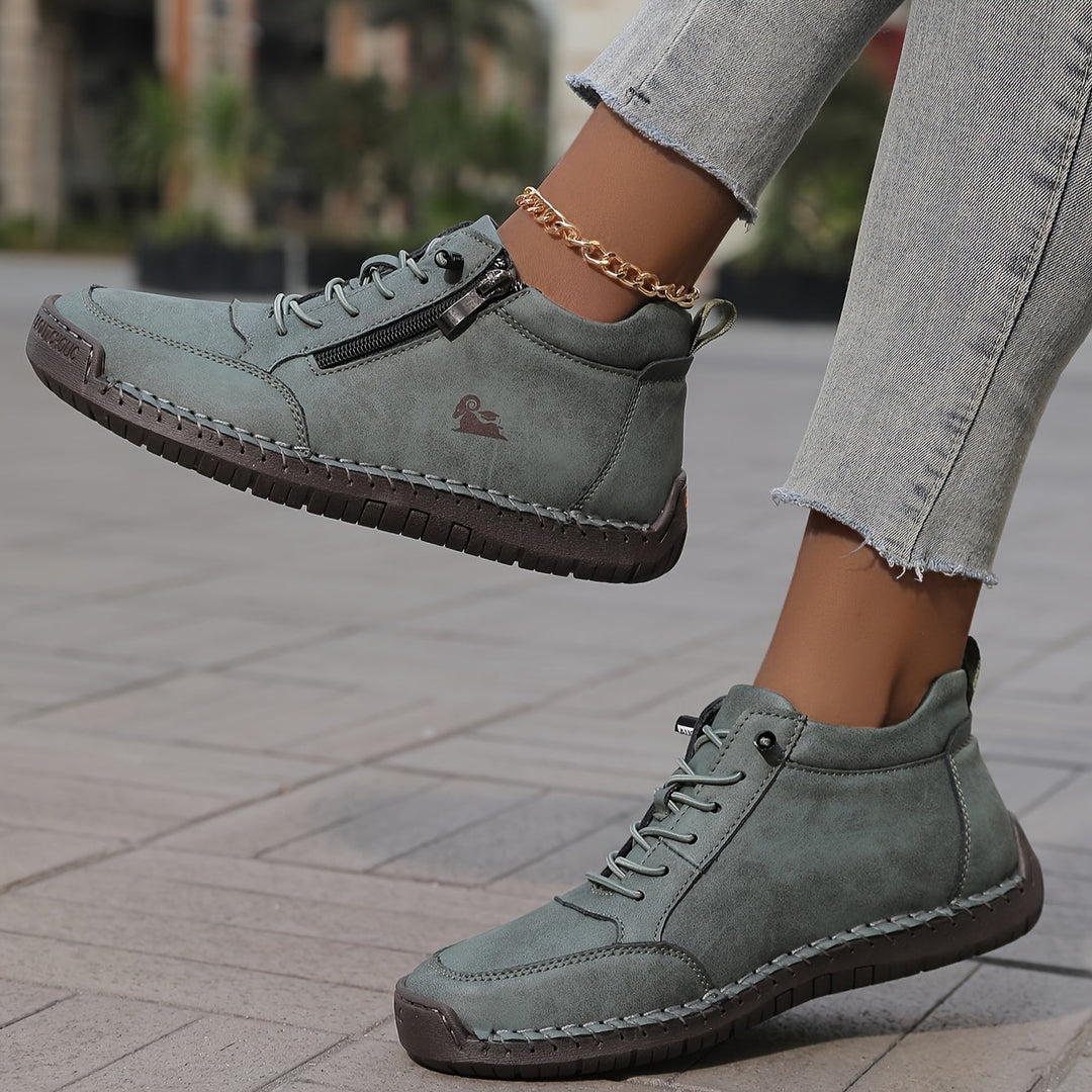 Rhoslyn | Everyday Comfort Zip Sneakers