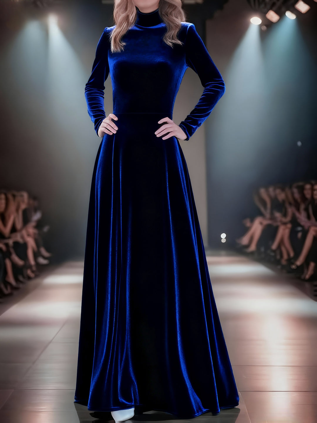 Mabel | Elegant Velvet Evening Gown