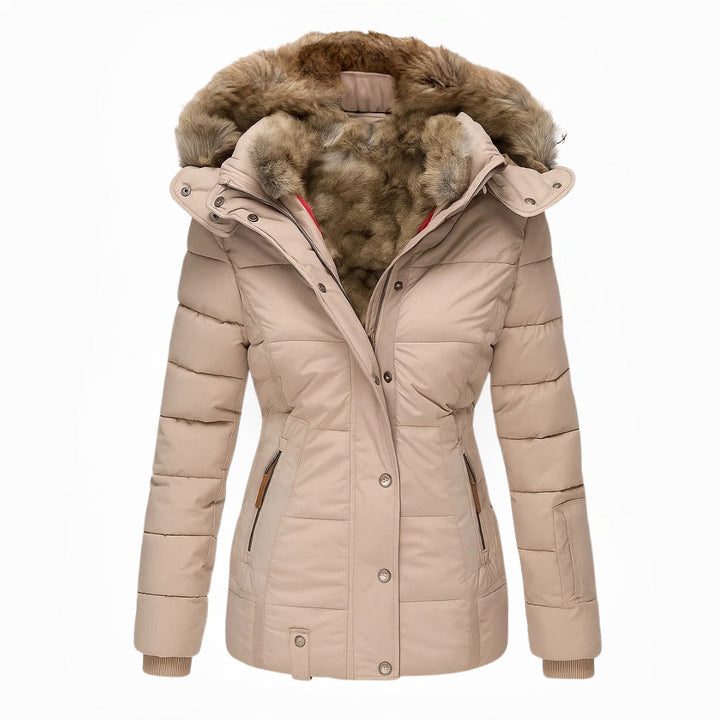 Evelyn | Luxe Fur-Lined Winter Jacket