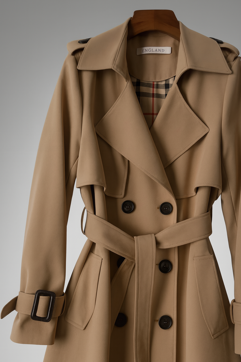Marcele | Timeless Double-Breasted Trench Coat