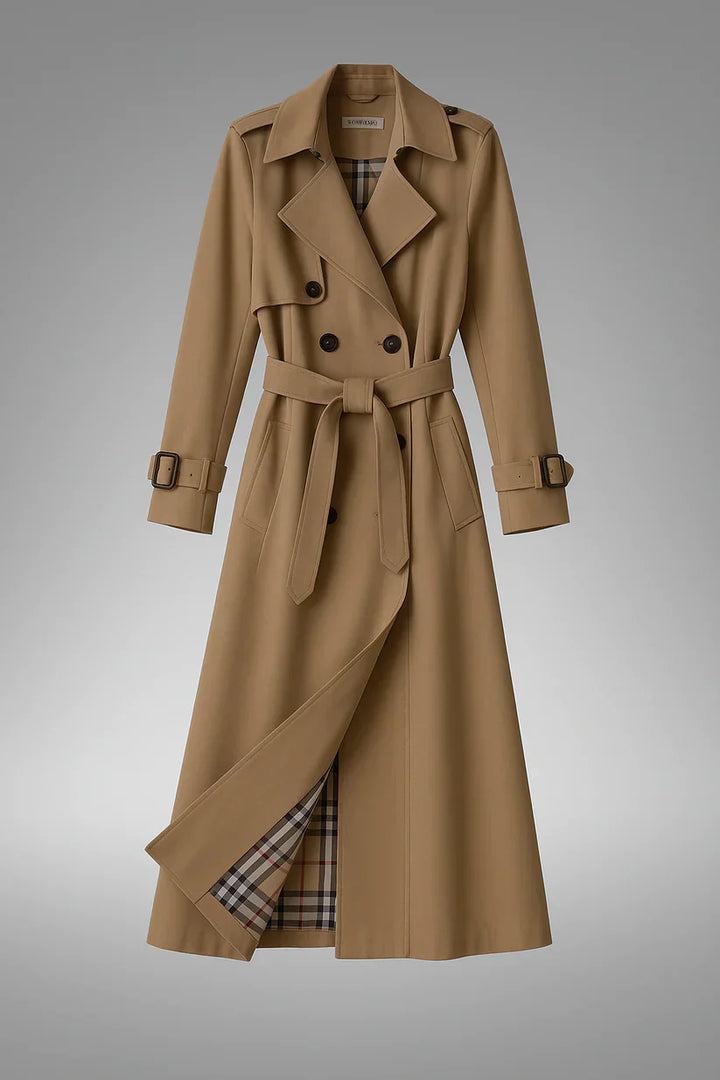 Marcele | Timeless Double-Breasted Trench Coat