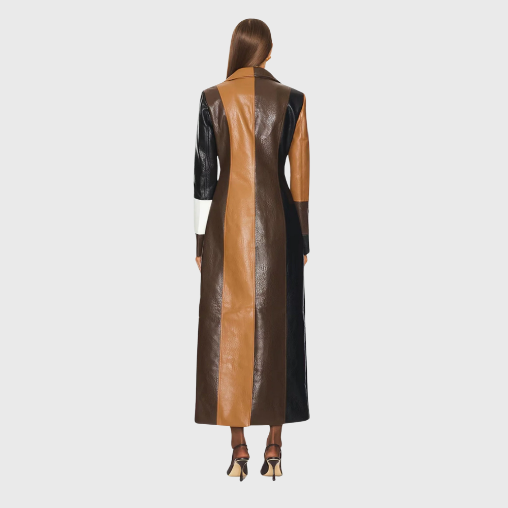 Zoraya | Bold Patchwork Long Coat
