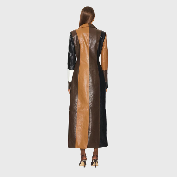 Zoraya | Bold Patchwork Long Coat