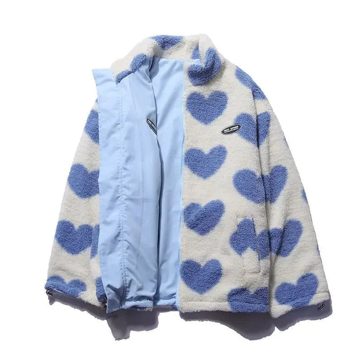 Dianne – Reversible Heart-Print Comfort Jacket