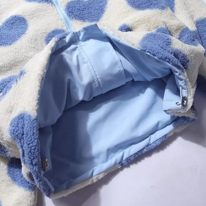 Dianne – Reversible Heart-Print Comfort Jacket