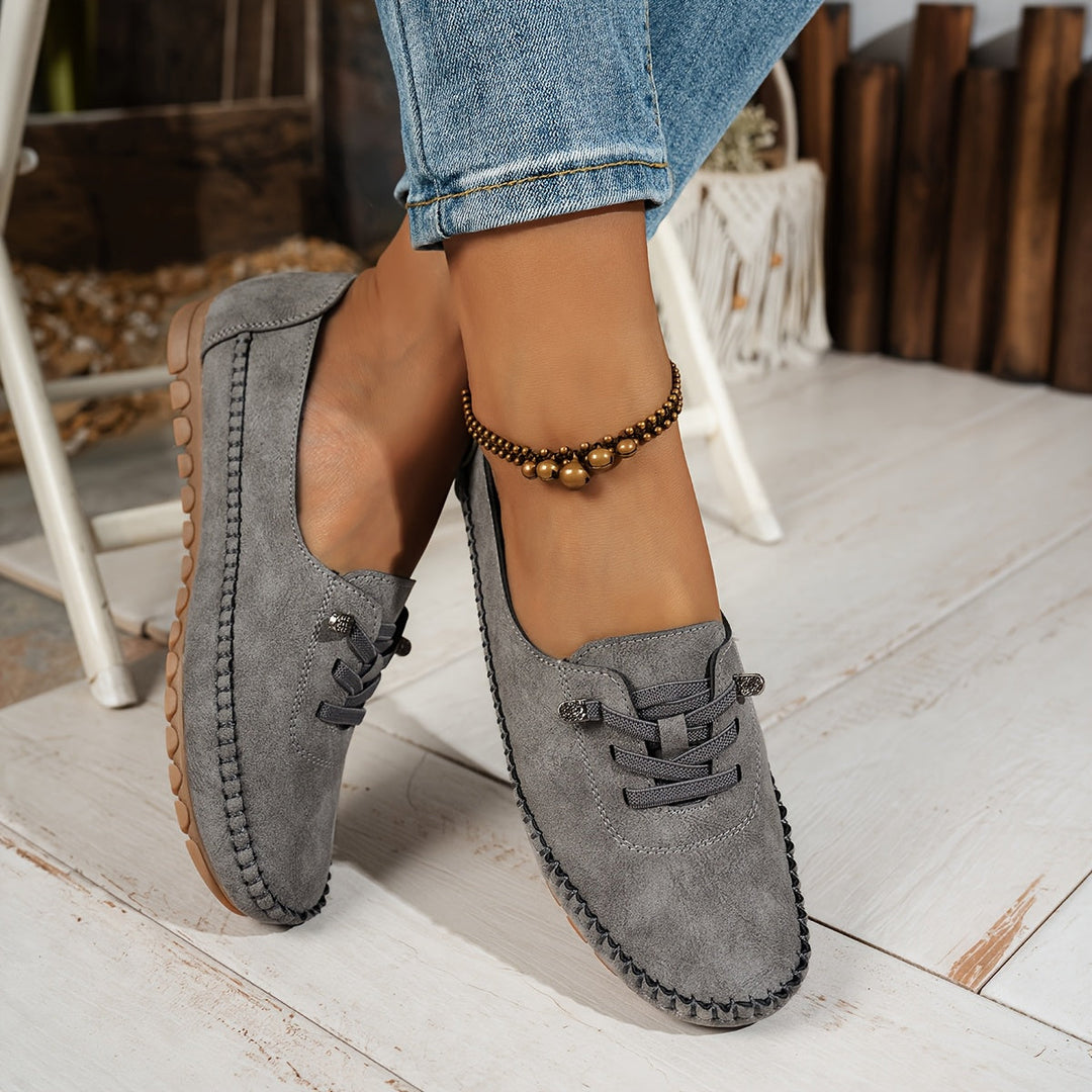 Rosalyn | Soft Lace-Up Casual Loafers