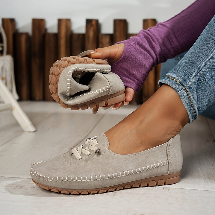 Rosalyn | Soft Lace-Up Casual Loafers