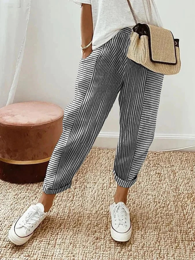 Nicola - Striped Pants