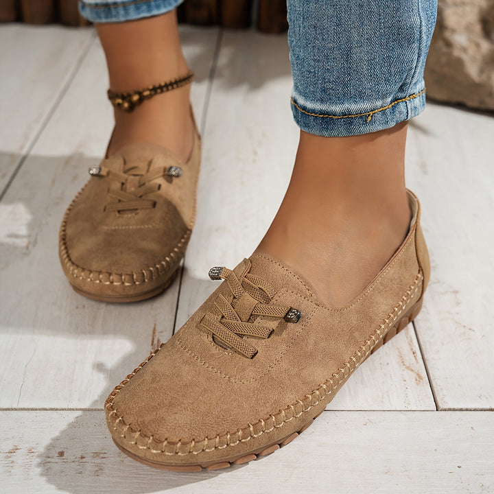 Rosalyn | Soft Lace-Up Casual Loafers