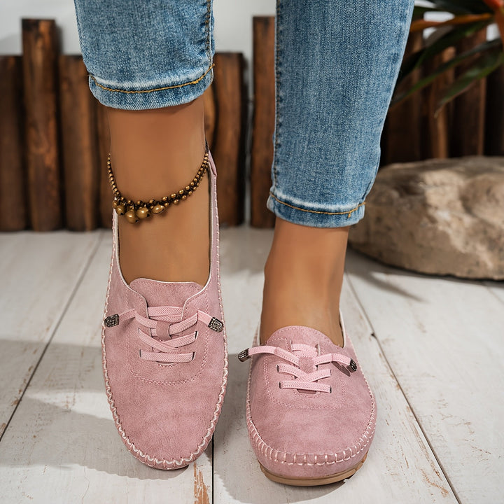 Rosalyn | Soft Lace-Up Casual Loafers