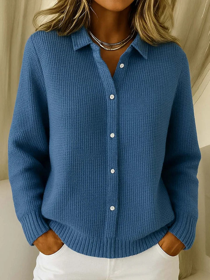 Carys | Soft Button-Up Knit Sweater