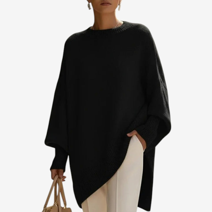 Averie | Relaxed Asymmetric Knit Sweater