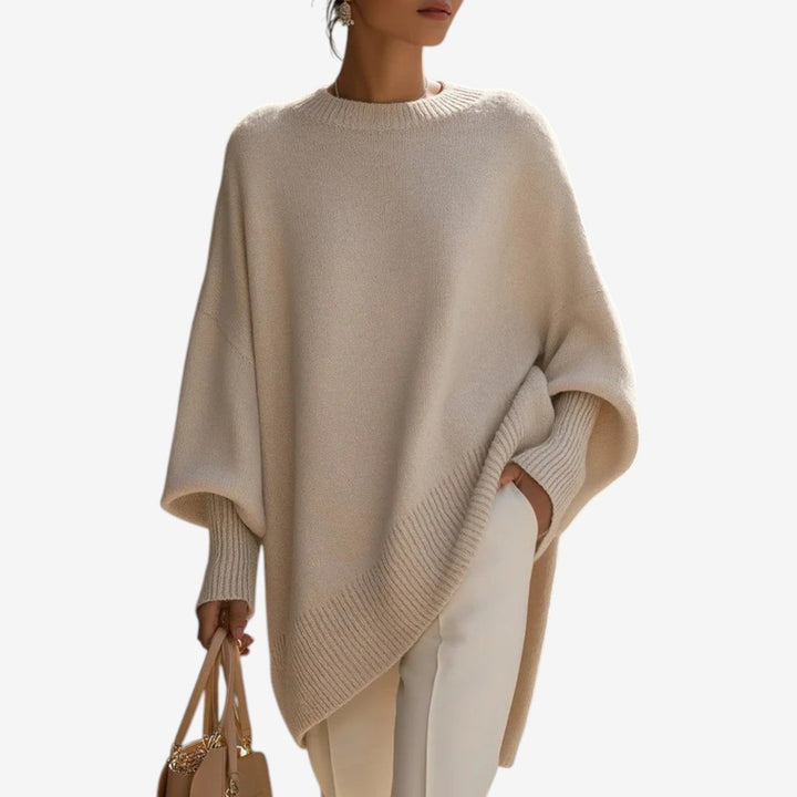 Averie | Relaxed Asymmetric Knit Sweater