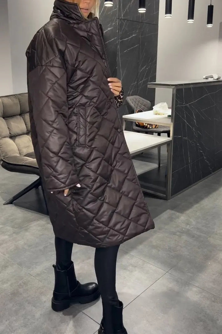 Georgina | Quilted Mid-Length Winter Coat