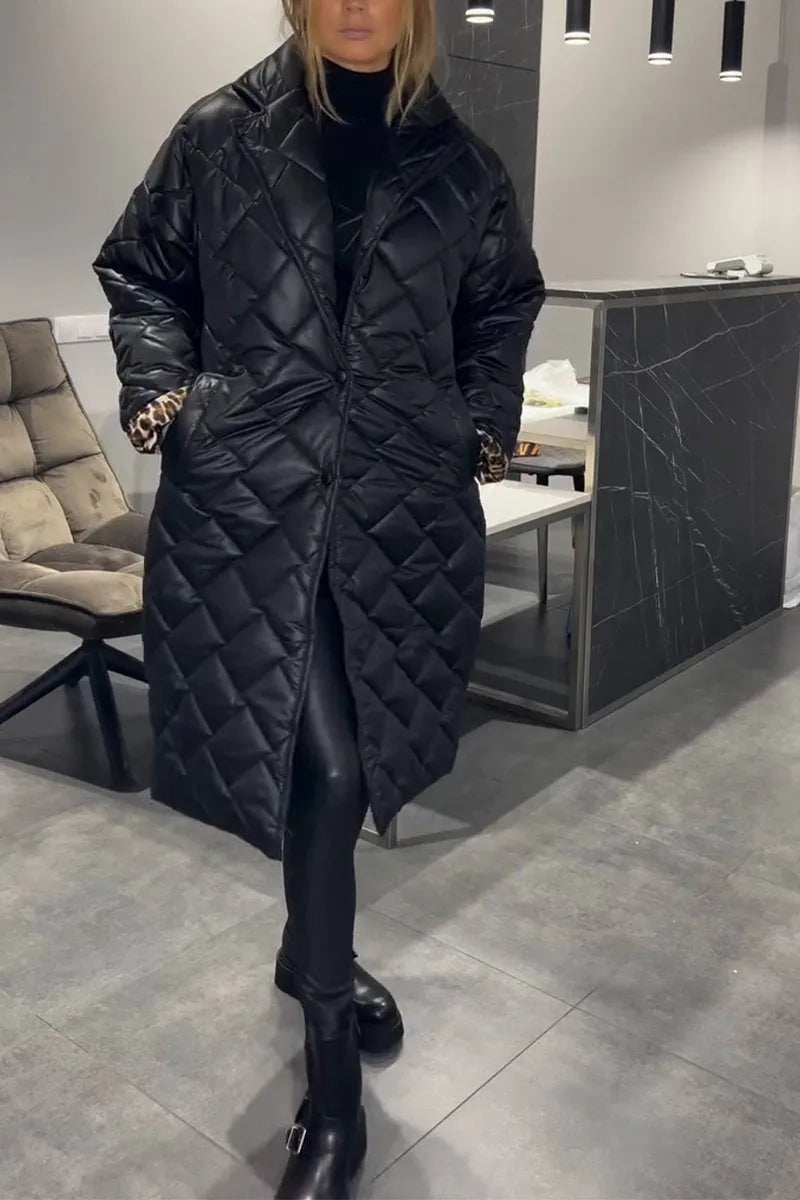 Georgina | Quilted Mid-Length Winter Coat