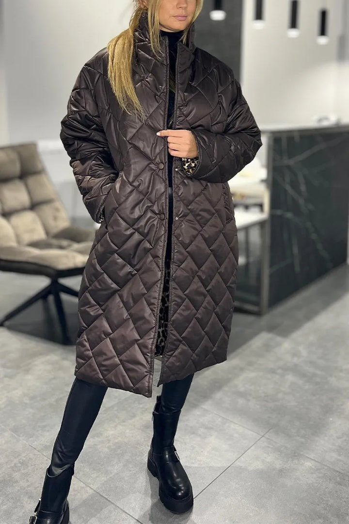 Georgina | Quilted Mid-Length Winter Coat