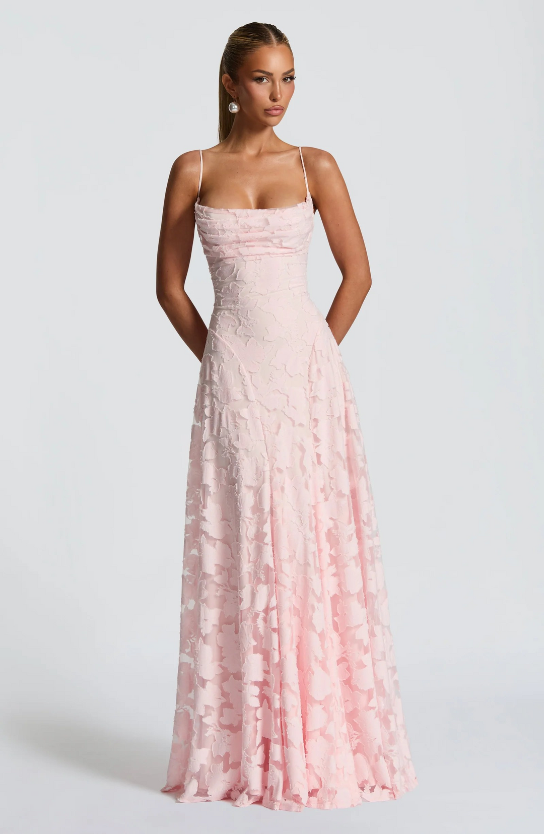 Ravenna | Floral Lace Evening Gown